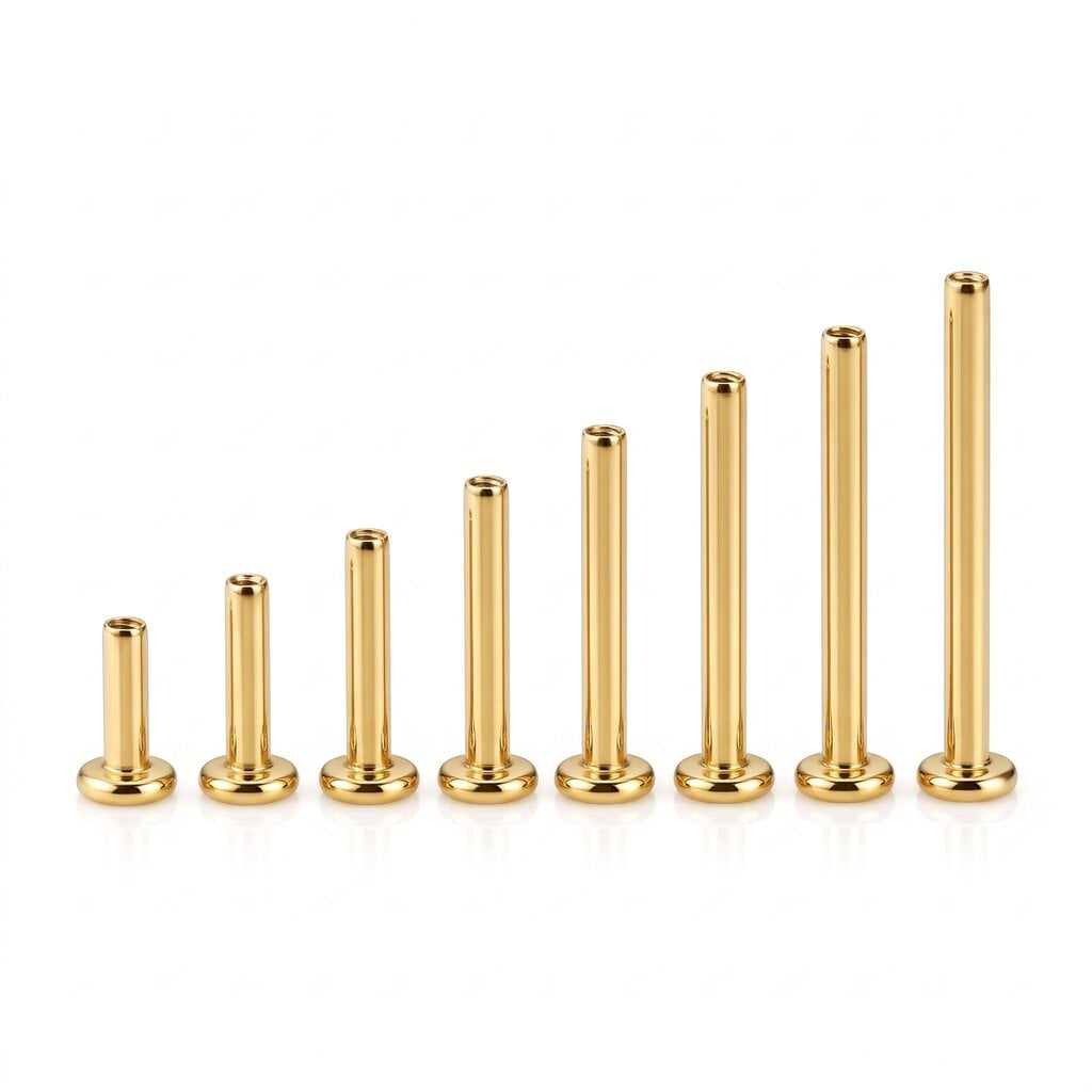 Titanium Threadless Push-in Pin