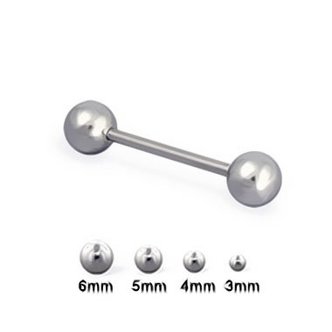 Piercings Works Surgical Steel Barbell - Basic