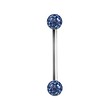 Surgical Steel Barbell Blue