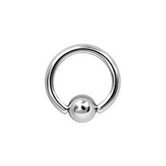 Piercings Works Surgical Steel Ball Closure Ring - Basic