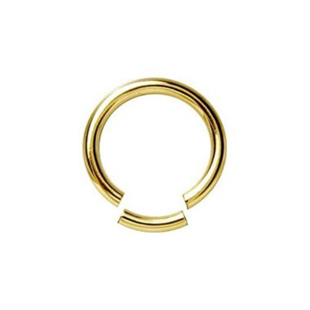 18K Vergulde Segment Ring - XL