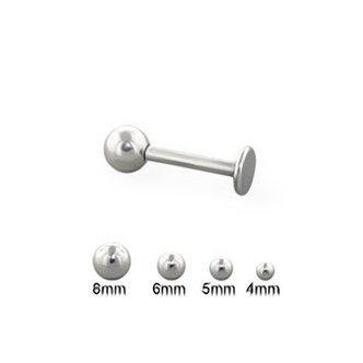 Piercings Works Surgical Steel Labret - Basic (1,6mm)