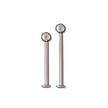 Surgical Steel Labret Extra Long