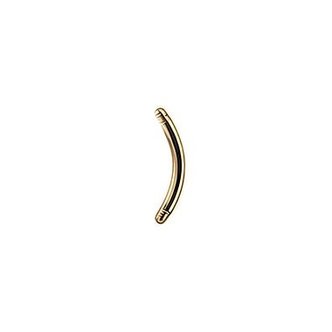 Piercings Works 18K Gold Plated Banana Barbell