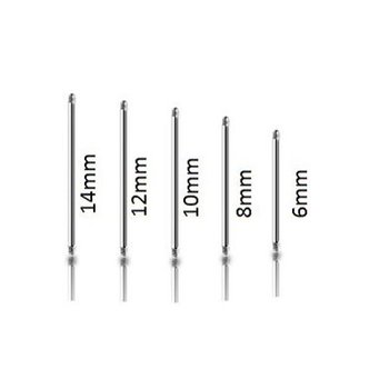 Piercings Works Straight Barbell Post - 1.2mm