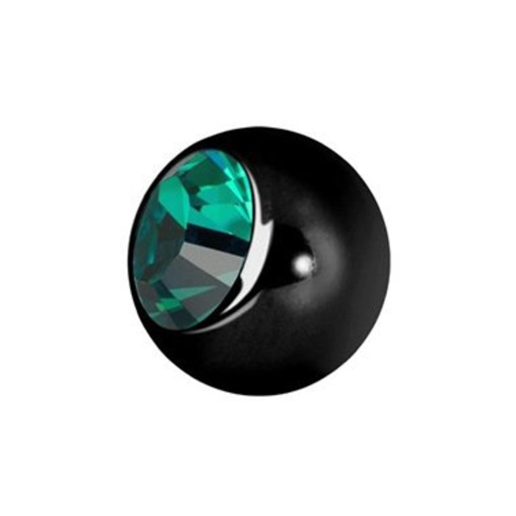 Piercing Ball - Crystal Black