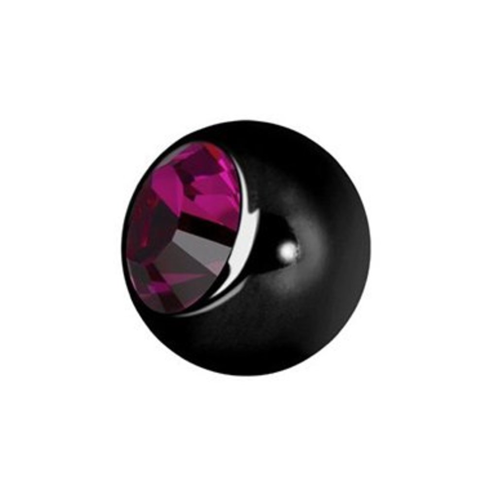 Piercing Ball - Crystal Black