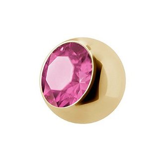 Piercings Works Piercing Balletje - Kristalletje 5mm