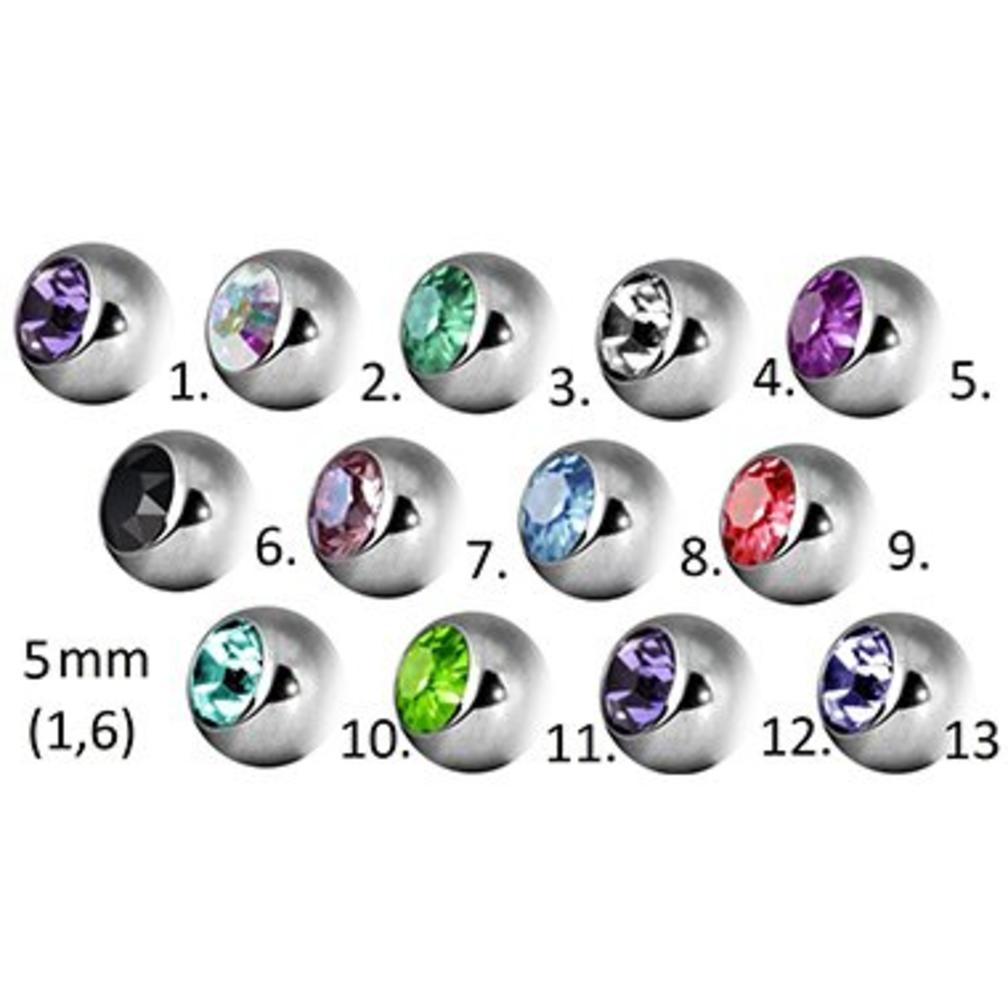 Piercing Ball - Crystal 5mm
