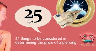 25 things to be considered in determining the price of a piercing