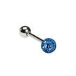 Surgical Steel Tragus Dark Blue Crystal Ball