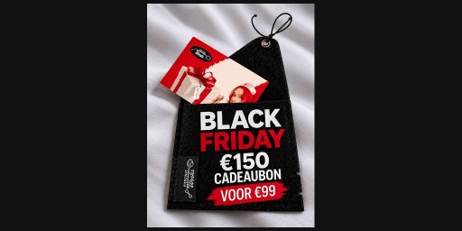 Black Friday cadeaubon van Piercings Works Amsterdam: €150 tegoed voor €99