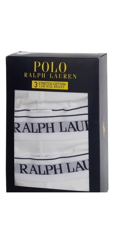 Polo Ralph Lauren  Polo Ralph Lauren | 3-pack Slips | Wit