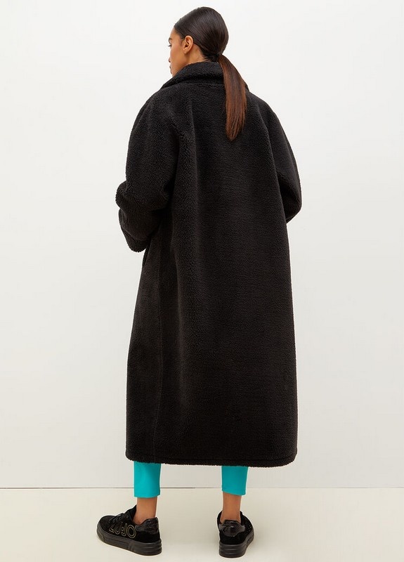 Liu Jo | Liu Jo Sport | Beach | Loungewear Liu Jo Sport | Reversible Coat teddy - coated | Zwart