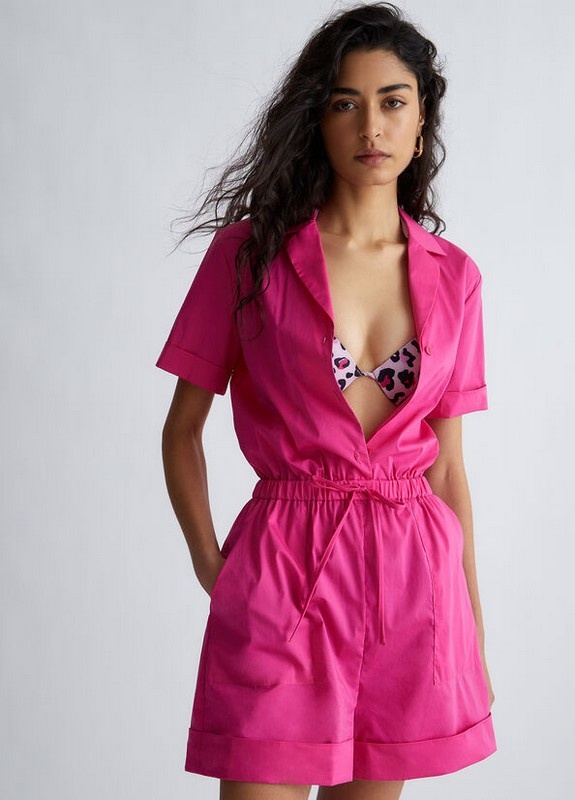 Liu Jo | Liu Jo Sport | Beach | Loungewear Liu Jo Beachwear | Tuta Corta | Fuxia