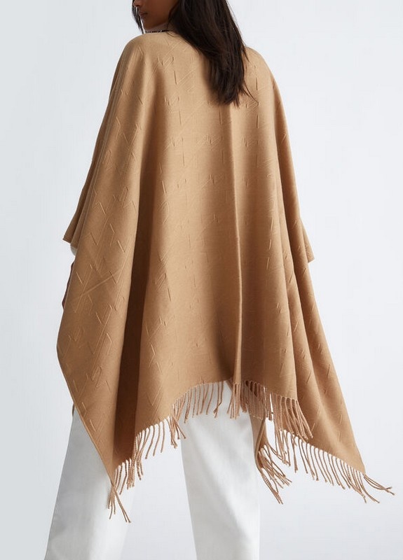 Liu Jo Accessoires Liu Jo | Poncho Logo Naturale