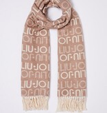 Liu Jo Accessoires Liu Jo | Sjaal | Beige stole with logo