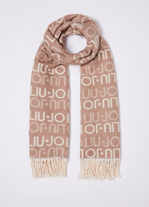 Liu Jo Accessoires Liu Jo | Sjaal | Beige stole with logo