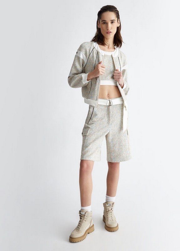 Liu Jo | Liu Jo Sport | Beach | Loungewear Liu Jo Sport | Bouclé cargo shorts