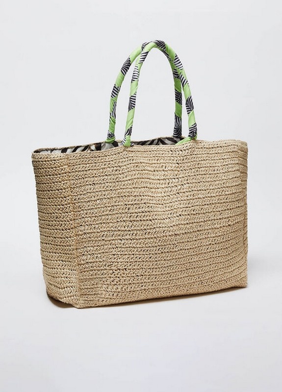 Liu Jo | Liu Jo Sport | Beach | Loungewear Liu Jo | Raffia Beachbag with logo