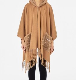 Liu Jo Accessoires Liu Jo | Faux Fur Poncho Cammello