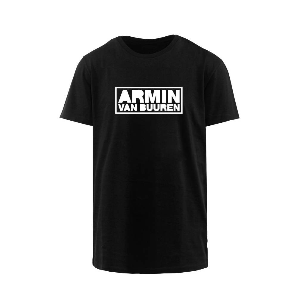 Armin Van Buuren White Logo Black T Shirt Armada Music Shop 