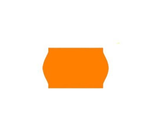 Printex prijsetiketten 26x16 fluor oranje - 1ds à 36 rol