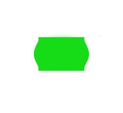 Printex prijsetiketten 26x16 fluor groen - 1ds à 36 rol