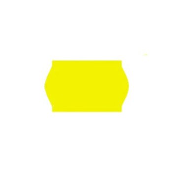 Avery prijsetiketten 26x16 fluor geel - 1ds à 36 rol