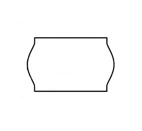 BLITZ prijsetiketten 26x16 wit - 1ds á 36 rol