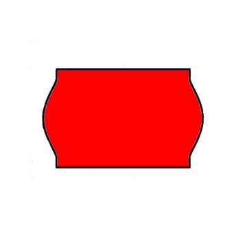 BLITZ etiketten 26x16 rood - 1ds á 36 rol