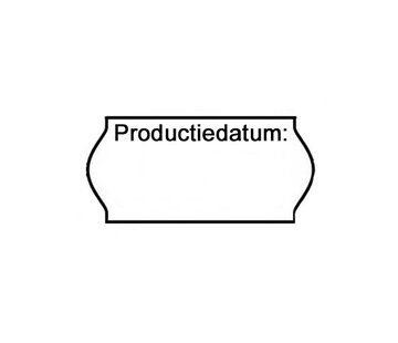 BLITZ Etiketten 'Productiedatum' 26x12 -  36rol/doos