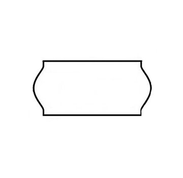 Prijsetiketten 26x12 wit Universeel - 1ds á 36 rol