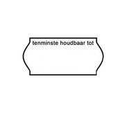 Contact etiketten 26x12 / 25x12 wit - 1ds á 36 rol - tenminste houdbaar tot