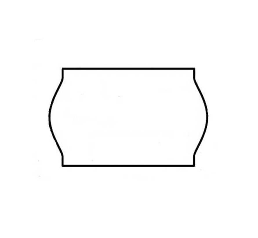 prijsetiketten 26x16 / 25x16 Wit- 1ds à 36 rol