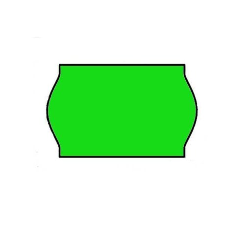 Prijsetiketten 26x16 groen Universeel - 1ds á 36 rol