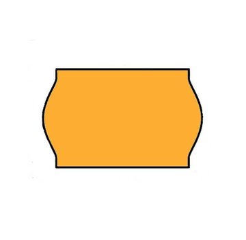Prijsetiketten 26x16 oranje Universeel - 1ds á 36 rol