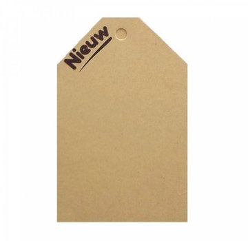 Hangetiketten NIEUW 38x60mm (25x)