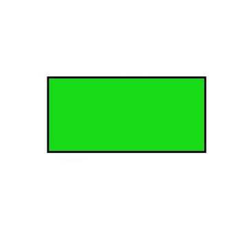 BLITZ Prijsetiketten 26x12 rechthoek groen - 1ds á 36 rol
