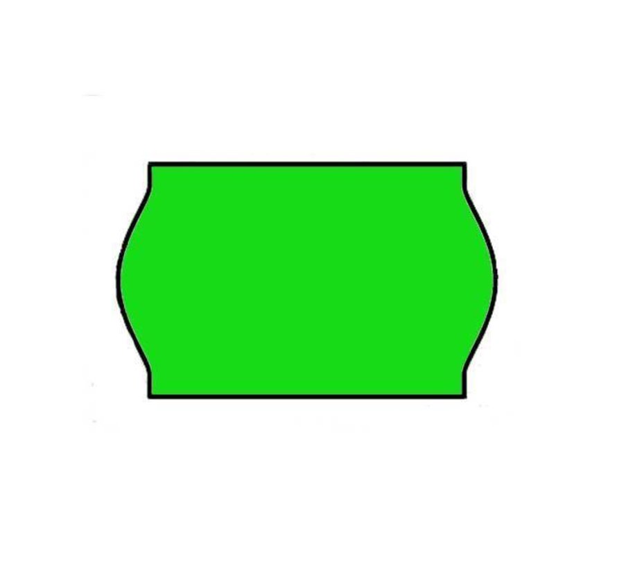 Prijsetiketten 26x16 groen - 1ds á 36 rol (geschikt voor METO)