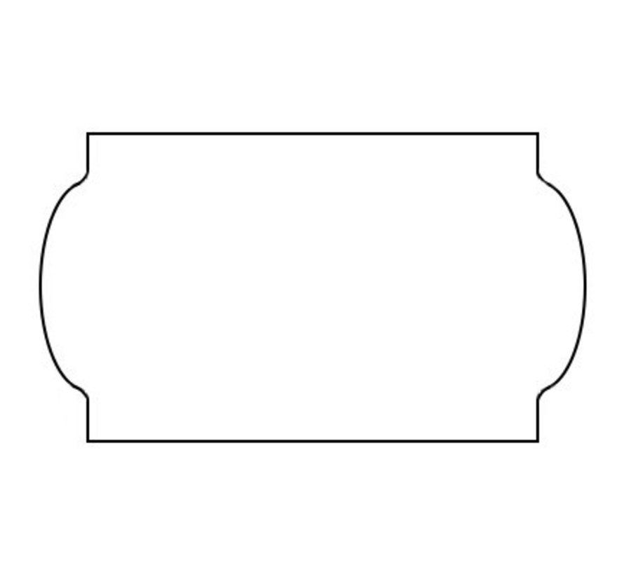 Prijsetiketten 32x19 wit - 1ds á 30 rol - meto