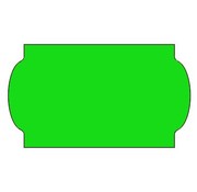 Prijsetiketten 32x19 fluor groen universeel - 30 rollen