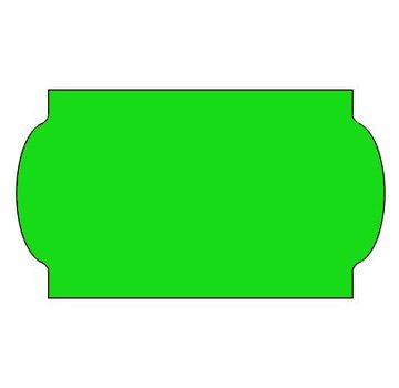 Prijsetiketten 32x19 fluor groen universeel - 30 rollen