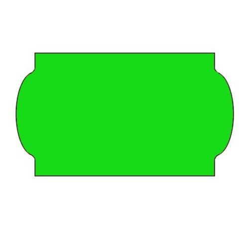 Prijsetiketten 32x19 fluor groen universeel - 30 rollen