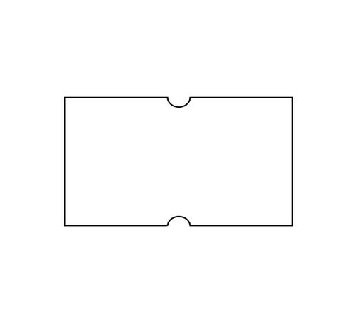 Prijsetiketten 21x12 wit Universeel - 1ds á 50 rol