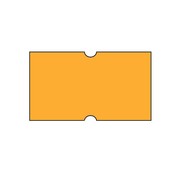 Prijsetiketten 21x12 fluor oranje Universeel - 50 rollen