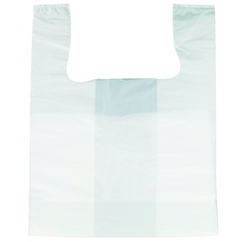 Hemddraagtas 25x 45 cm wit (1000st)
