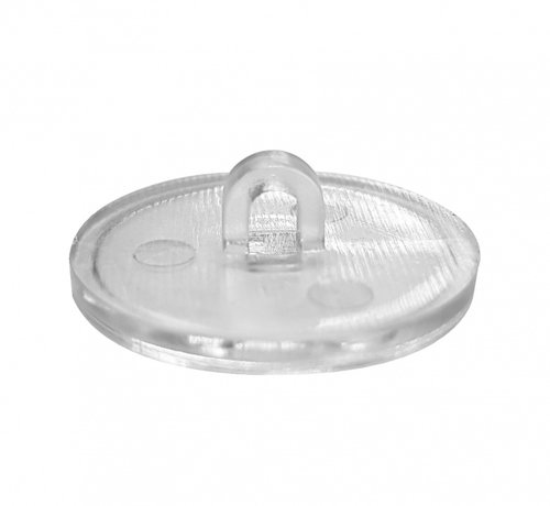 Transparante kleefknopjes / Plakhaak met oogje