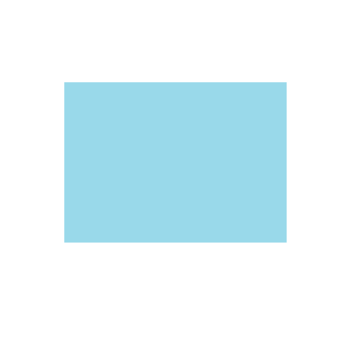 BLITZ prijsetiketten 26x16  Blauw rechthoek - 1ds á 36 rol