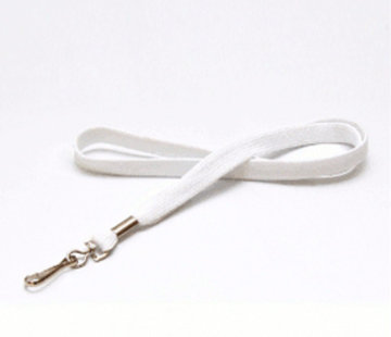 Lanyard/Keycord Rond Wit